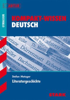 Literaturgeschichte - Metzger, Stefan