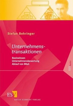 Unternehmenstransaktionen - Behringer, Stefan
