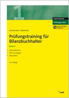 Cover Prüfungstraining für Bilanzbuchhalter, Band 1 - Jahresabschluss. IFRS-Grundlagen. Steuerlehre.