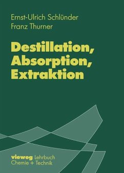 Destillation, Absorption, Extraktion - Schlünder, Ernst-Ulrich;Thurner, Franz
