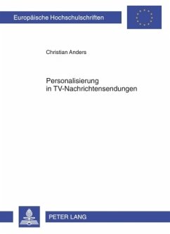 Personalisierung in TV-Nachrichtensendungen - Anders, Christian