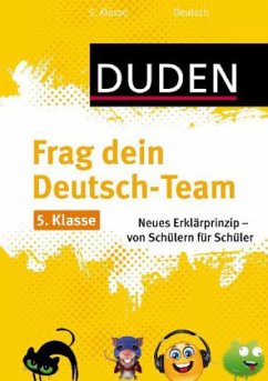 Cover Duden Frag dein Deutsch-Team, 5. Klasse