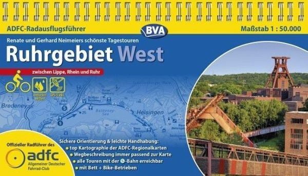 ADFC-Radausflugsführer Ruhrgebiet West 1:50.000 praktische Spiralbindung, reiß- und wetterfest, GPS-Tracks Download ADFC-Radausflugsführer Ruhrgebiet West 1:50.000 praktische Spiralbindung, reiß- und wetterfest, GPS-Tracks Download
