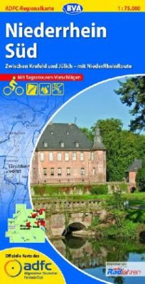 ADFC Regionalkarte Niederrhein Süd