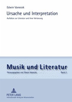 Ursache und Interpretation - Vanecek, Edwin