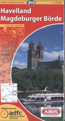 Cover ADFC-Radtourenkarte Havelland, Magdeburger Börde