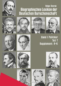 Cover Politiker / Biographisches Lexikon der Deutschen Burschenschaft 1, Tl.7