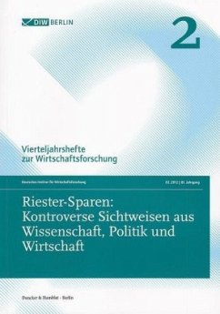Cover Riester-Sparen: Kontroverse Sichtweisen aus Wissenschaft, Politik und Wirtschaft.