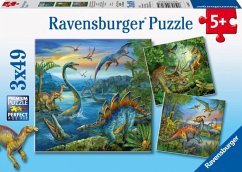 Ravensburger 09317 - Faszination Dinosaurier, Puzzle, 3x49 Teile