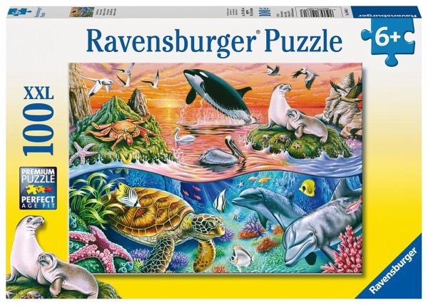 Ravensburger 10681 - Bunter Puzzle 100 immer - Teile bücher.de XXL Ozean, Bei portofrei