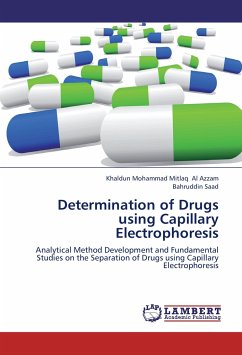 Determination of Drugs using Capillary Electrophoresis