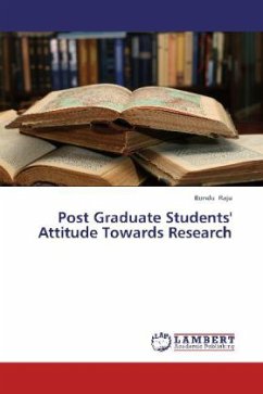 Post Graduate Students' Attitude Towards Research - Raju, Bondu