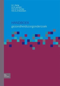 Handboek Gezondheidszorgonderzoek - T, Plochg; Juttmann, R E; Klazinga, N S; Mackenbach, Johan