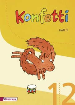 Konfetti - Heft 1 + Anlauttabelle DIN A4 - Höhn, Manuela;Mölders, Rita;Moser, Iris;Pieler, Mechthild
