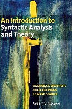 Cover An Introduction to Syntactic Analysis and Theory
