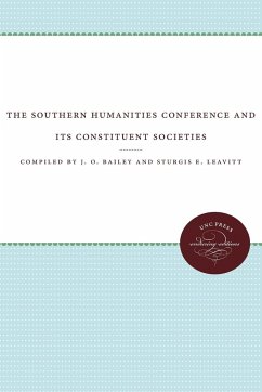 The Southern Humanities Conference and Its Constituent Societies