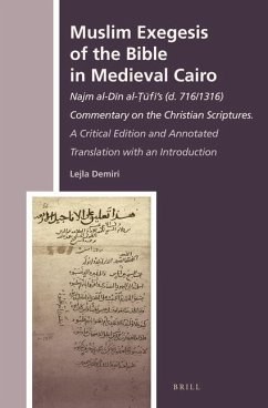 Muslim Exegesis of the Bible in Medieval Cairo - Demiri, Lejla