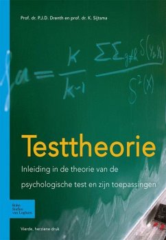 Testtheorie - Drenth, P J D; Sijtsma, K.