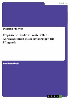 Empirische Studie zu materiellen Anreizsystemen in Stellenanzeigen für Pflegende - Pfeiffer, Stephan