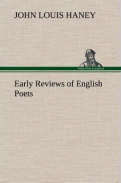 Early Reviews of English Poets - Haney, John Louis