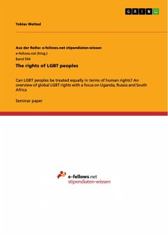 The rights of LGBT peoples - Weitzel, Tobias