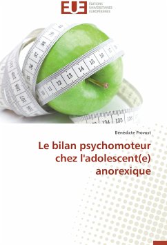 Le bilan psychomoteur chez l'adolescent(e) anorexique - Provost, Bénédicte