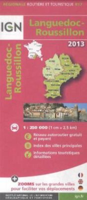 Cover IGN Karte, Régionale Routière et Touristique Languedoc-Roussillon 2013