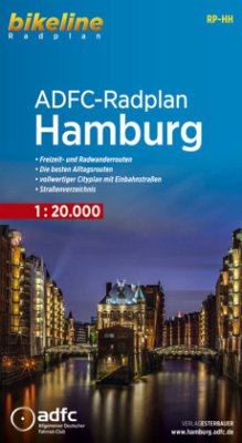 Bikeline Radkarte ADFC-Radplan Hamburg