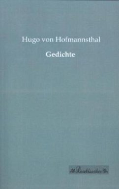 Gedichte - Hofmannsthal, Hugo von