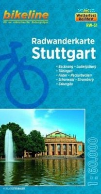 Bikeline Radwanderkarte Stuttgart