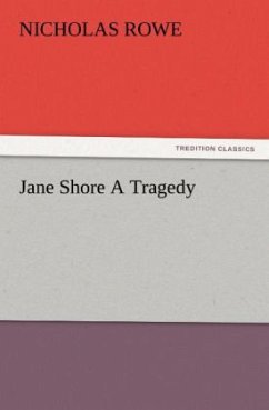 Cover Jane Shore A Tragedy