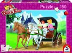 Schmidt 56051 - Bibi & Tina Kinderpuzzle, Kutschfahrt, 150 Teile