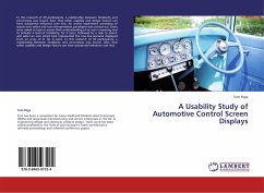A Usability Study of Automotive Control Screen Displays