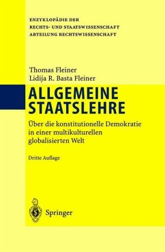 Allgemeine Staatslehre - Fleiner, Thomas;Fleiner, Lidija R. Basta