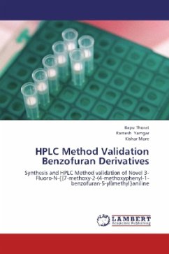 HPLC Method Validation Benzofuran Derivatives - Thorat, Bapu;Yamgar, Ramesh;More, Kishor