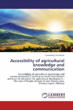 Accessibility of agricultural knowledge and communication Cover Accessibility of agricultural knowledge and communication