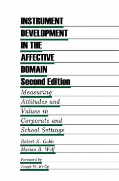 Instrument Development in the Affective Domain - Gable, Robert K.; Wolf, Marian B.