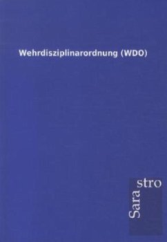 Wehrdisziplinarordnung (WDO)