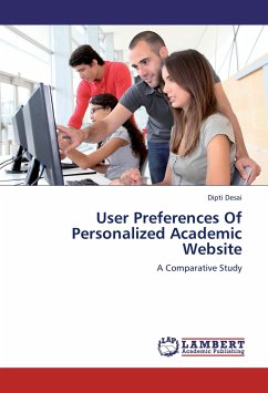User Preferences Of Personalized Academic Website