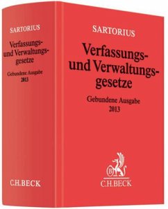 Cover Sartorius Verfassungs- und Verwaltungsgesetze 2013, gebundene Ausgabe