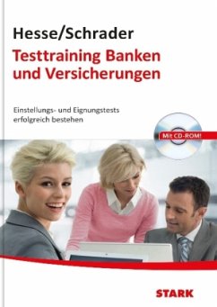 Testtraining Banken und Versicherungen, m. CD-ROM - Hesse, Jürgen; Schrader, Hans-Christian