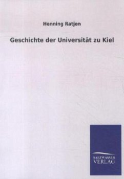 Cover Geschichte der Universität zu Kiel