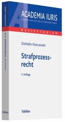 Strafprozessrecht - Klesczewski, Diethelm