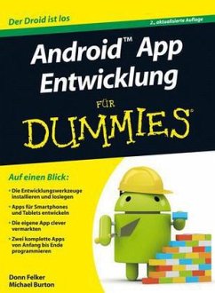 Android App Entwicklung für Dummies - Felker, Donn; Burton, Michael