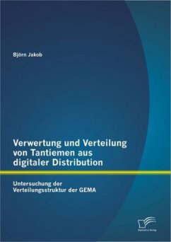 Verwertung und Verteilung von Tantiemen aus digitaler Distribution: Untersuchung der Verteilungsstruktur der GEMA - Jakob, Björn