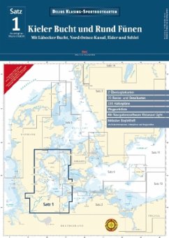 Delius Klasing-Sportbootkarten Kieler Bucht und Rund Fünen, m. CD-ROM, Planokarte