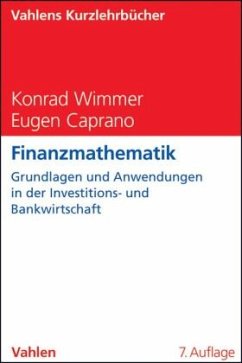 Finanzmathematik - Caprano, Eugen;Wimmer, Konrad