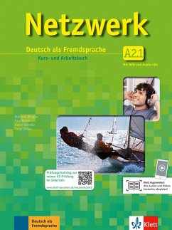 Netzwerk A2 in Teilbänden - Kurs- und Arbeitsbuch, Teil 1 mit 2 Audio-CDs und DVD - Mayr-Sieber, Tanja; Dengler, Stefanie; Rusch, Paul; Schmitz, Helen; Scherling, Theo