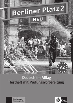 Berliner Platz 2 NEU - Testheft mit Prüfungsvorbereitung 2 mit Audio-CD - Rohrmann, Lutz