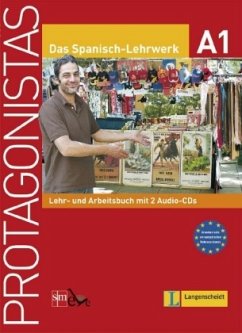 Lehr- und Arbeitsbuch, m. 2 Audio-CDs / Protagonistas Niveau.A1